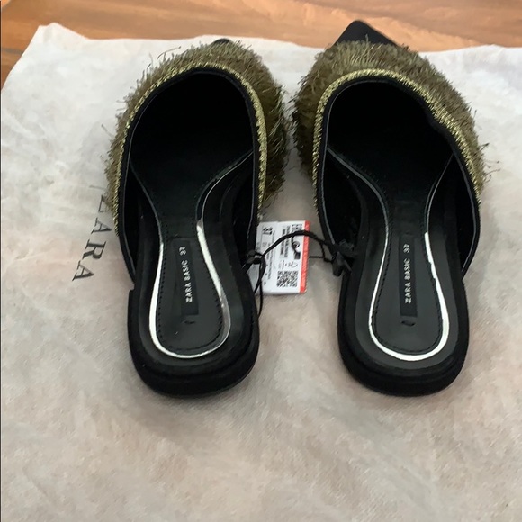 Black/Gold Flats - Picture 3 of 3